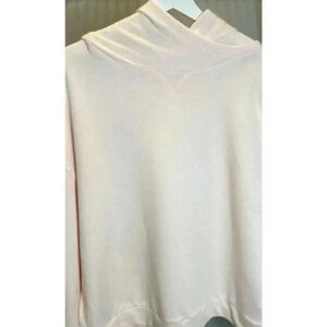 Fabletics Hoodie Women, Size M, Peach Color, Fleece Hooded Pullover Oversized